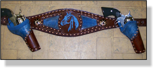 Cowboy mounted shooting holsters best sale